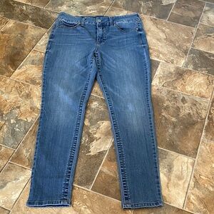 Seven 7 Blue Jeans High Rise Skinny Size 12 Relax Fit Seven 7 Blue Jeans High Ri